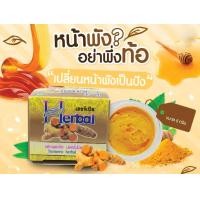 ราคา ครีมสมุนไพร ขมิ้นเฮอร์เบิล สูตรดั้งเดิมขมิ้น Herbalครีมขมิ้นเฮิร์บ ขนาด 5 กรัม (22193195497)