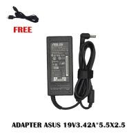 ราคา ADAPTER ASUS 19V3 42A 5 5X2 5 สายชาร์จโน๊ตบุ๊ค เอซุส แถมสายไฟ (10147543769)