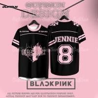 ราคา OFSDIY เสื้อยืดกีฬาสตรี เสื้อยืด Blackpink กลุ่มไอดอล คอนเสิร์ตแขนสั้น เสื้อวอร์มสีชมพูสีดำ เสื้อยืดแฟนคลับ Blink ผู้หญิงบวกขนาดเสื้อยืดหลวม ๆ (24534902355)