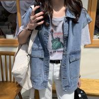 ราคา Beauty เสื้อกั๊กยีนส์เเขนกุด ผู้หญิง เสื้อกั๊กคาวบอย รุ่น W6001 (19523846597)