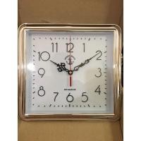 ราคา นาฬิกาแขวน สมอ Anchor Brand เบอร์ 25 เดินกระตุก ขอบชุบทองไม้เงิน ขนาด 24cm (4171396008)