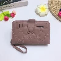 ราคา A155 กระเป๋าสตางค์2พับกลางใบกลาง กระเป๋าสตางค์ กระเป๋าสตางค์ผู้หญิง2พับ ช่องซิป (24464930634)