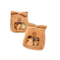 ราคา ร้อมส่ง ตุ๊กตา Capybara สุดน่ารัก ตุ๊กตา Capybara ของเล่นตุ๊กตาผ้าขนนุ่ม ถุงขนม หมอนตุ๊กตา ของขวัญสร้างสรรค์และตลก (24557804418)