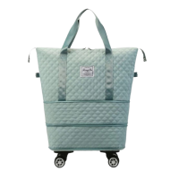 ราคา กระเป๋าเดินทาง กระเป๋าสะพายขนาดใหญ่ กระเป๋าฟิตเนต ขนาดใหญ่ จุของได้เยอะ ขยายก้นได้ 3 ส่วน L33 (24290193856)