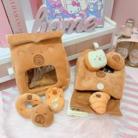 ราคา ตุ๊กตา Capybara สุดน่ารัก ตุ๊กตา Capybara ของเล่นตุ๊กตาผ้าขนนุ่ม ถุงขนม หมอนตุ๊กตา ของขวัญสร้างสรรค์และตลก (24413395329)