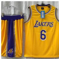 ราคา เสื้อบาส ชุดบาส ทีมLakers เบอร์6 พร้อมจัดส่ง (21939227704)