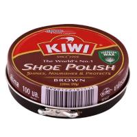 ราคา กีวี ขี้ผึ้งขัดรองเท้า สีน้ำตาล KIWI Shoe Polish Brown 100mL (19987938784)