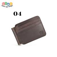 ราคา กระเป๋าสตางค์ หนีบแบงค์ ใส่บัตร เล็ก พกพาสะดวก มี 1 ที่หนีบธนบัตร 12 ช่องบัตร หนังแท้ (21962059053)