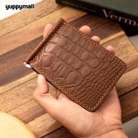ราคา Money Clip กระเป๋าสตางค์ มันนี่คลิป หนังวัวแท้ 100 กระเป๋าใส่บัตร หนีบแบงค์ ผลิตจากโรงงานไทย (22836174763)
