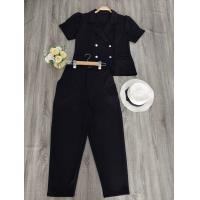 ราคา ชุดเซตสาวอวบอ้วนชุดเซตไซส์ใหญ่ชุดเซต2ชิ้น เสื้อปกสูทกระดุม4เม็ด กางเกงขายาว เสื้อยาว25นิ้วกางเกงยาว38นิ้ว (21493219232)