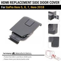 ราคา ฝาปิดด้านข้าง ฝาปิด HDMI สำหรับ GoPro Hero 5 6 7 2018 HDMI Replacement Side Door Port Cover Repair Part Protect for GoPro HERO 5 6 7 Black 2018 (381908695)