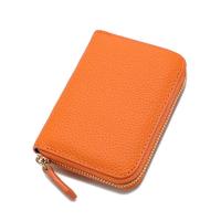 ราคา กระเป๋าสตางค์ใบสั้นซิปรอบ หนังวัวนิ่ม มีซิปใส่เหรียญ ขนาด4 5 34D (22393505388)