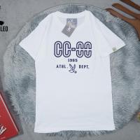 ราคา เสื้อยืดคอกลมแขนสั้น ผ้าคอทต้อน ใส่ได้ทั้งหญิง ชาย งานปักนูCC OO งานแพคถุง มีไซส์ฃs xl มี6สี ขาว ดำ เหลือง ส้มอิ๊ด กะปิ กรม (23358627564)