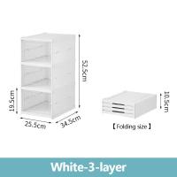 ราคา Utilooy พร้อมใช้ทันที กล่องพลาสติกเก็บรองเท้าพับได้ใส แบบหนา ไม่ต้องติดตั้ง ตู้รองเท้าในบ้าน กล่องจัดเก็บประหยัดพื้นที่ (24427860076)