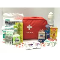 ราคา ชุดปฐมพยาบาลแบบพกพา First Aid Kit สำหรับประจำบ้าน สำนักงาน รถขนส่ง แคมป์ปิ้ง บรรจุในกระเป๋าอย่างดี พร้อมส่ง (17941612979)