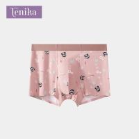 ราคา TENIKA กางเกงในชาย กางเกงบ๊อกเซอร์ ลายพิมพ์แฟชั่น เนื้อผ้าระบายอากาศได้ดี mens underwear ผ้านิ่ม บ็อกเซอร์ผู้ชาย 036 (21828956676)