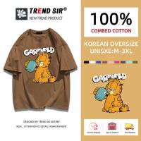 ราคา TrendSir มาใหม่ ลายเยอะ เสื้อยืดนิ่ม NEW การ์ฟิลด์ เสื้อฟอก Garfield 100 Cotton 11สี M 3XL (22841077131)