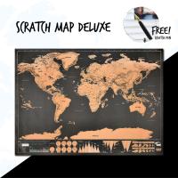 ราคา พร้อมส่ง Scratch Map Deluxe แผนที่โลกขูด (15240331006)
