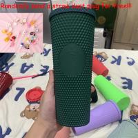 ราคา VIVOLILV Buy 1 get 1 free Diamond Studded Double Wall Tumbler 24oz With Straw And Logo Starbucks Durian Cup Reusable Bling (24259799524)