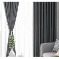 ราคา ผ้าม่านทึบแสง กันUV ผ้าม่านสีดำ ผ้าม่านประตู ม่านหน้าต่าง แบบห่วงตาไก่ พร้อมส่งทันที ลดร้อน ลดเสียง ไม่อมฝุ่น มีน้ำหนัก (21412083564)
