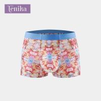 ราคา TENIKA กางเกงในชาย กางเกงบ๊อกเซอร์ ลายพิมพ์แฟชั่น เนื้อผ้าระบายอากาศได้ดี mens underwear ผ้านิ่ม บ็อกเซอร์ผู้ชาย 035 (21815729913)
