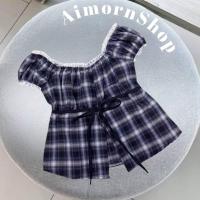 ราคา AimornShopp ขายแยกชิ้น เสื้อลายสก๊อต แขนตุ๊กตาน่ารักๆ ใส่ขึ้นไหล่หรือเปิดไหล่ก็ได้ น่ารักมากๆ (23945794536)