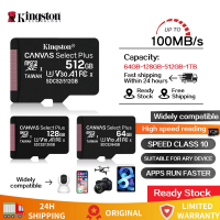 ราคา Kingston Micro sd card Memory Card 32GB 64GB 128GB 256GB 512GB 1TB 2TB กล้อง กล้องติดรถยนต์ โทรศัพท์มือถือ (24357441154)