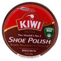 ราคา กีวี ขี้ผึ้งขัดรองเท้า สีน้ำตาล KIWI Shoe Polish Brown 100mL (20125811950)