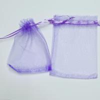 ราคา ถุงผ้าแก้ว ถุงผ้าซาติน แบบมีหูรูด ถุงผ้าตาข่ายสำหรับใส่ของชำร่วย แพ็ค100ชิ้น (23440681280)