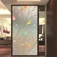 ราคา Window film ฟิล์มติดกระจก ประตูกระจก ฟิล์มติดกระจก หน้าต่างกระจก ห้องน้ำ ห้องครัว ประตูบ้าน แบบสูญญากาศ 002E (18724240615)