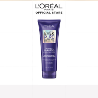 ราคา ลอรีอัล ปารีส LOréal Paris EverPure Sulfate Free Purple Shampoo 200ml แชมพูม่วงสำหรับผมทำสีโทนแอช หรือผมกัดสี (24587099835)