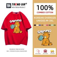 ราคา TrendSir มาใหม่ ลายเยอะ เสื้อยืดนิ่ม NEW การ์ฟิลด์ เสื้อฟอก Garfield 100 Cotton 11สี M 3XL (22841077143)