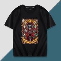 ราคา เสื้อยืดวงร็อค GUNS N ROSES เสื้อวง เสื้อยืดกันแอนโรส เสื้อวินเทจ S 5XL R07 (24325879098)