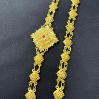 ราคา Fashion Jewele สังวาลย์ชุดไทย ประดับพลอยแบบแม่การะเกด พร้อมเข็มกลัด เครื่องประดับชุดไทย สีทองสีเงิน (23612080591)