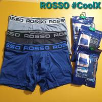 ราคา Rosso รุ่น COOL X ของแท้ กางเกงบ๊อกเซอร์ผ้าเย็น ทรงขาสั้นเอวต่ำ เปิดเป้าได้ ทรงขาเว้าเอวต่ำ เปิดเป้าได้ แพค 1 ตัว แพค 3 ตัว กางเกงบ็อกเซอร์ ขาสั้น กางเกงในชาย (21119629139)