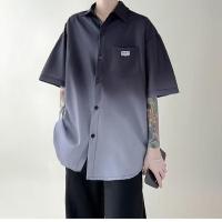 ราคา Clemine เสื้อเชิ้ตแขนห้าส่วนวัยรุ่นชายแขนสั้นไล่ระดับสี (24412910886)