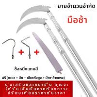 ราคา เคียว มีดสแตนเลสยืดหดได้ 3 10 เมตร มีดพร้า มีดตัดหญ้า เคียวเกี่ยวข้าว มีดตัดหญ้า ใบมีดคม คุณภาพสูง (24233944758)