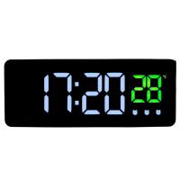 ราคา นาฬิกาปลุกดิจิตอล รุ่นCX 3518 4สี 2บอดี สีขาว สีดำ นาฬิกาตั้งโต๊ะจอLED ตั้งปลุกได้3เวลา ปลุกดัง พร้อมส่ง (24587669492)