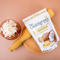 ราคา The Goldgreen มะพร้าวอบกรอบ แพค5 BAKE COCONUT CHIPS PACK5 50กรัม ซอง (7610978882)