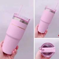 ราคา RuiMing 20OZ stanley starbucks 304 Stainless Steel Vacuum Car Hold Straw Coffee cup Tumbler Large capacity (24382993779)