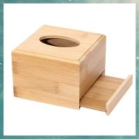 ราคา VEPF Roll Wooden Square Tissue Box Tissue Paper Holder Farmhouse Tissue Case Bathroom Tissue Holder Wooden Paper Towel Holder (24547419592)