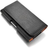 ราคา ซองโทรศัพท์ใส่โทรศัพท์มือถือพร้อมคลิปหนีบเข็มขัด ซองหนังลูปกระเป๋าถือซองเข็มขัดสำหรับ Apple iPhone 5 5c 5S Se ใส่เคสบาง สีดำ (13091635384)