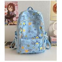 ราคา HUIIUH กระเป๋าเรียนนักเรียน กระเป๋าเป้สะพายหลัง กระเป๋าเดินทางแบบมัลติฟังก์ชั่น กระเป๋าเป้สะพายหลัง ผ้าไนลอน พร้อมส่ง 6 สี (24523634096)