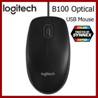 ราคา LOGITECH USB Optical Mouse B100 Black (9038165631)