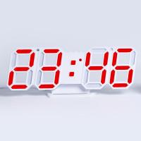 ราคา นาฬิกาดิจิทัล LED 3D แขวนผนัง ตั้งโต๊ะ ยี่ห้อCaixing รุ่น CX 2218 แถมฟรี สาย USB และหัวชาท (18508165241)