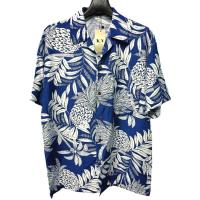 ราคา เสื้อเชิ้ตฮาวายแขนสั้นผ้าฝรั่งเศส ลายสับปะรดค่ะ (24493255096)
