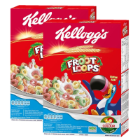 ราคา Kelloggs Froot Loops Breakfast Cereal เคลล็อกส์ ฟรุ๊ต ลูปส์ ซีเรียล ข้าวพอง รสผลไม้ 150g 2กล่อง (7443557835)