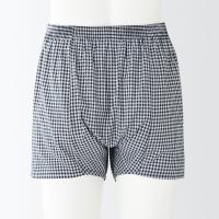 ราคา มูจิ กางเกงชั้นในชายผ้าออกซฟอร์ต Muji Oxford Front Open Trunks (18195779570)