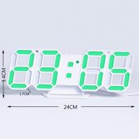 ราคา นาฬิกาดิจิทัล LED 3D แขวนผนัง ตั้งโต๊ะ ยี่ห้อCaixing รุ่น CX 2218 แถมฟรี สาย USB และหัวชาท (18508165238)