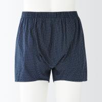 ราคา มูจิ กางเกงชั้นในชายผ้าออกซฟอร์ต Muji Oxford Front Open Trunks (18195779571)